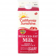 California Sunshine Reduced Fat Milk 1.89L 